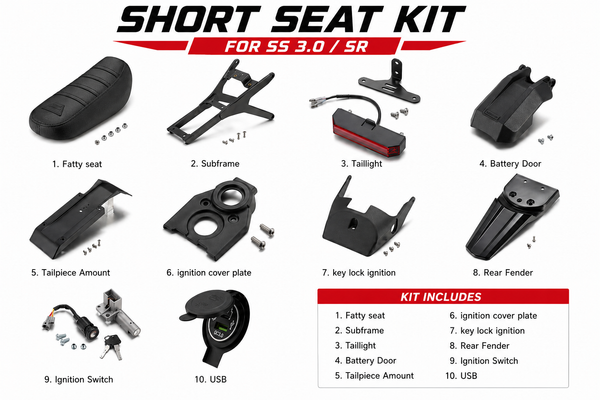 SHE8055 - Short Seat Kit - SS3.0/SR