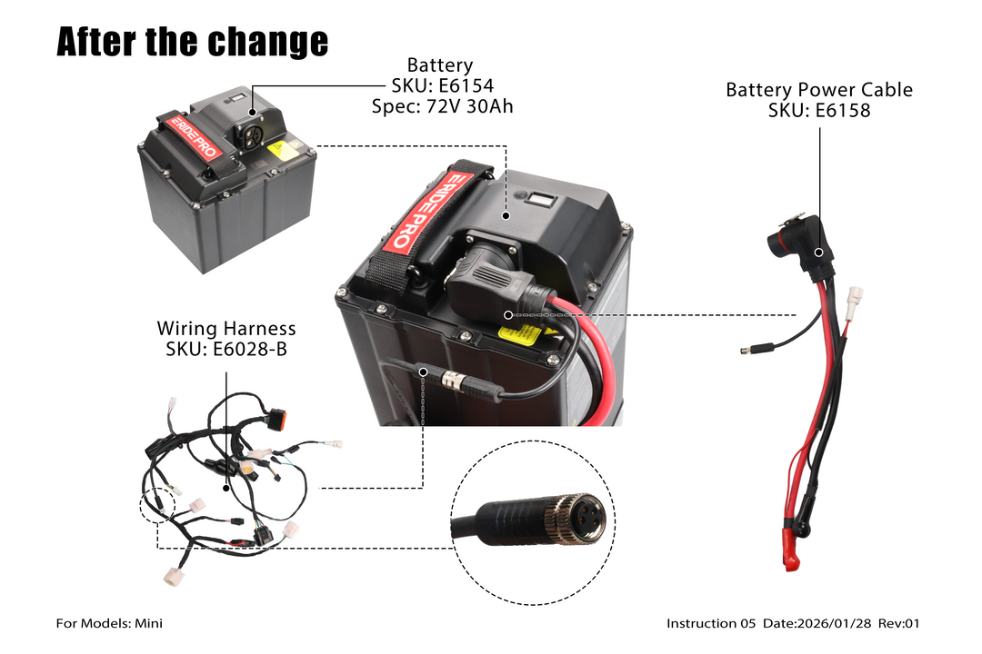 E6028 - Main Wiring Harness(Old Connector) - Mini