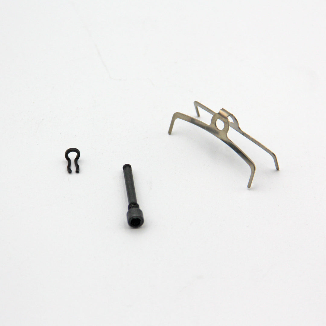 Includes spring, pin and retaining clip for 1 brake.&nbsp; Does not include brake pads.