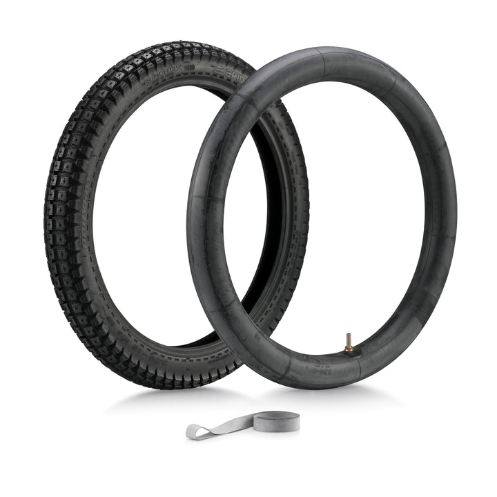 SHE7004 - 2.75*19 BABYFAT Front Tire +Tube+Rim Stripe - SS2.0/SS3.0/SR