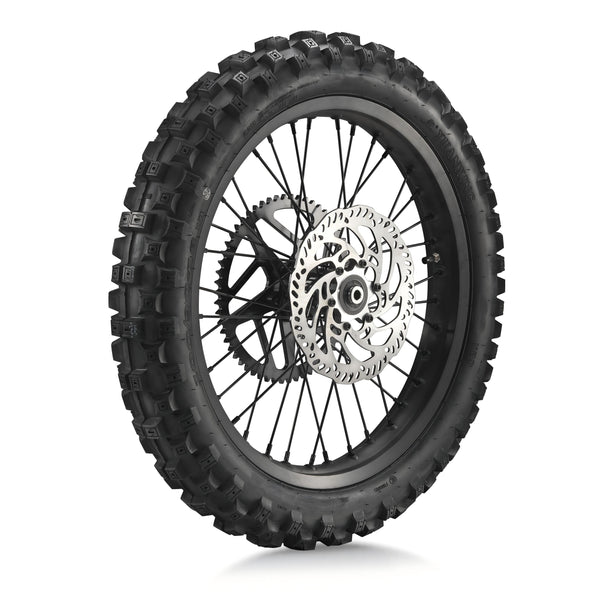 SHE7020 - Rear Wheel Assembly Rear Tire+Tube+Rim Stripe+Rear  Wheel Assembly+Rear Brake Disc+Rear Wheel Axel Bush*2（with Bolts）-SR
