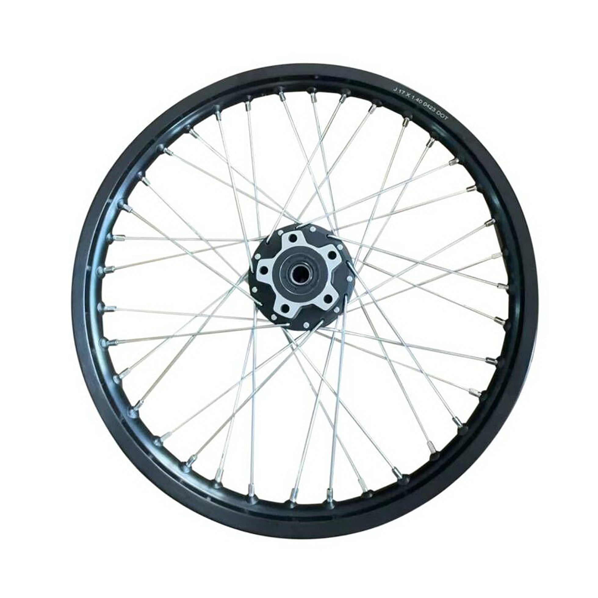 SHE7068 - Rear Wheel Assembly 18''+ rim stripe+Rear wheel axle bush*2 ...