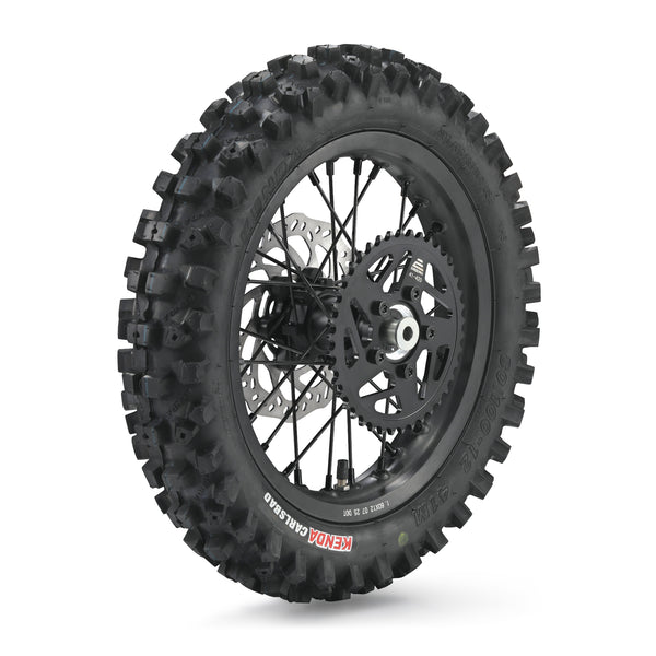 SHE7935 - Rear Wheel Assembly (REAR TIRE +TUBE+rim stripe+REAR  Wheel Assembly+REAR brake disc+Rear wheel axel bush*2（with bolts）) - MINI