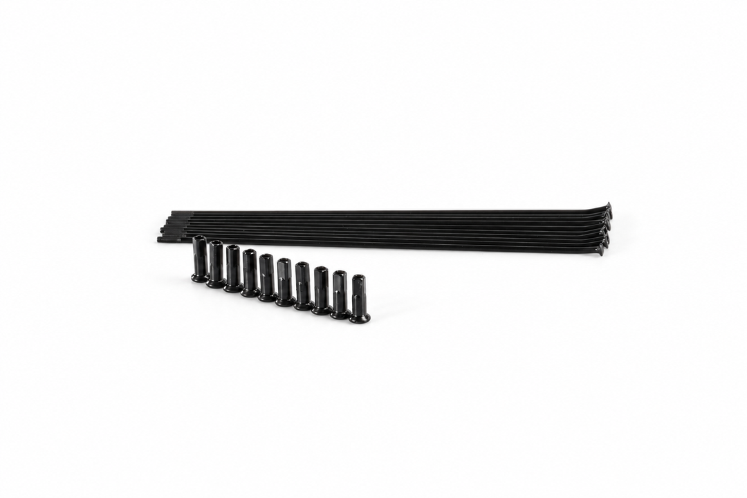 SHE8014 - Juego de 10 radios de llanta trasera de 16" con cabecillas - SS3.0/SR