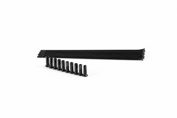 SHE8014 - Juego de 10 radios de llanta trasera de 16" con cabecillas - SS3.0/SR